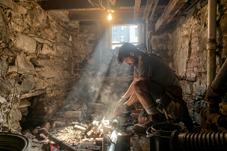 A plumber